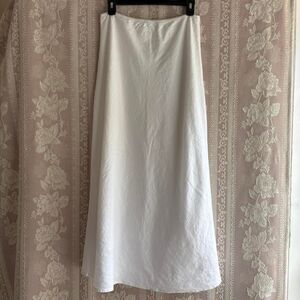 Reformation Women's White Maxi Skirt